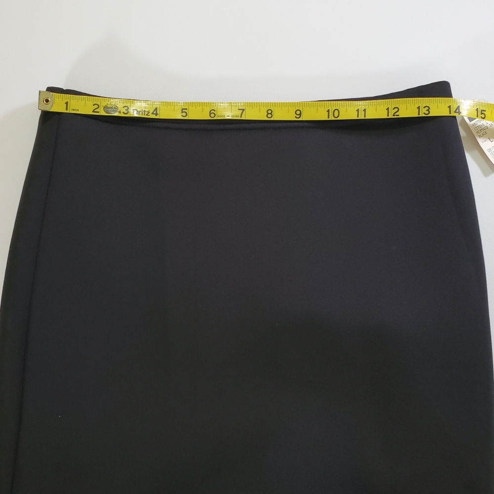 7624 * Mermaid Flounce Midi Skirt Black Size L NWT - Picture 6 of 8